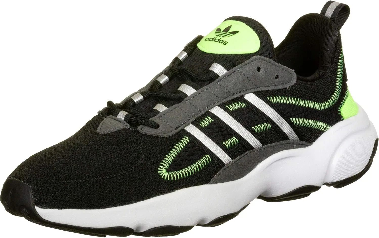 Кроссовки Adidas Herren Haiwee, Black Silver Metallic Grey 6