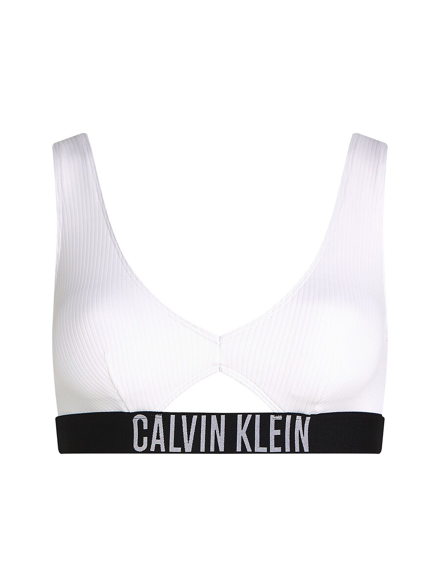 

Топ бикини без косточек Calvin Klein Swimwear Intense Power, белый