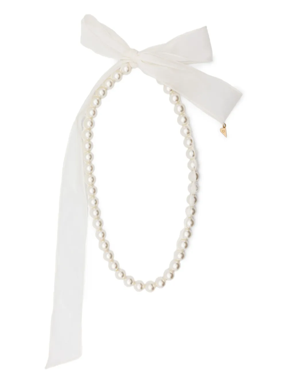 

Ожерелье из жемчужной ленты Forte Forte, белый
