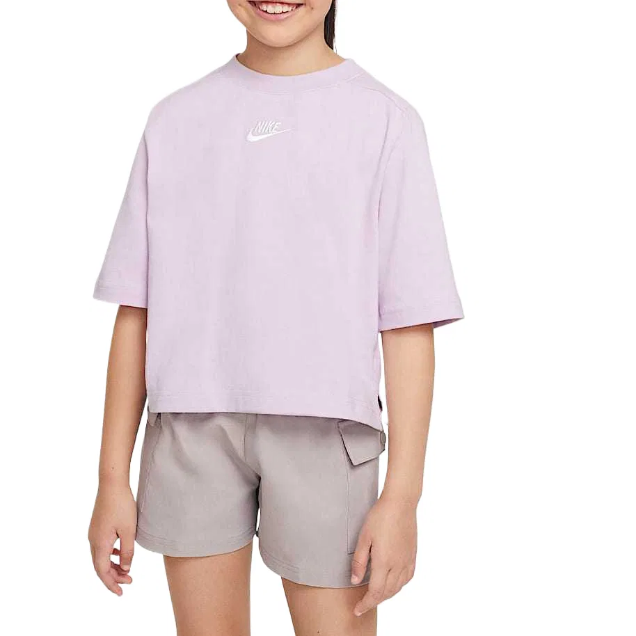 Футболка детская Nike Crew Neck Moderate белый