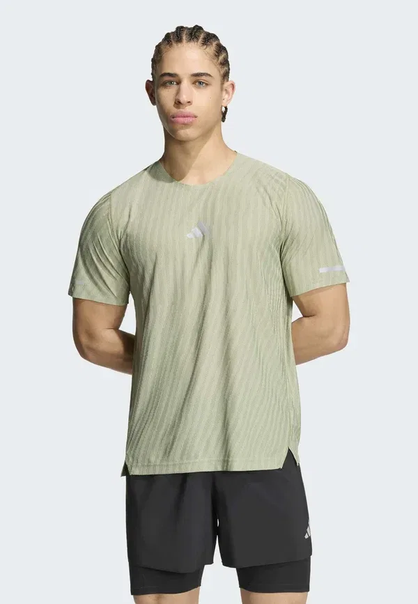 Футболка спортивная Adidas Performance Adi365 tee, цвет тент зелёный хало зелёный
