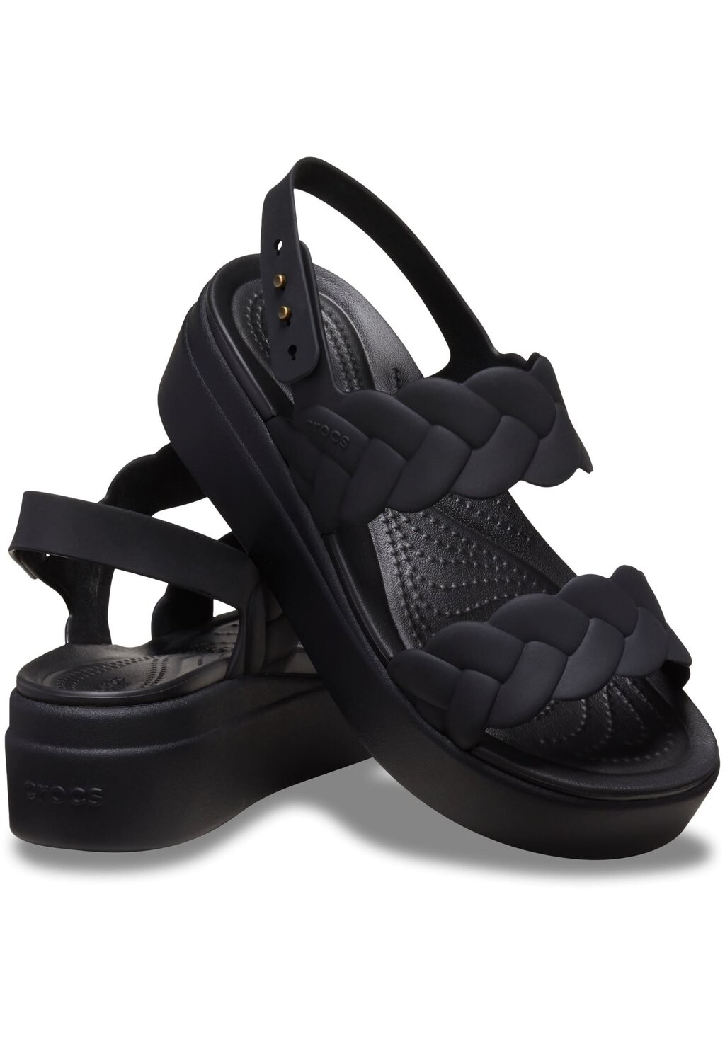 Босоножки на платформе BROOKLYN Crocs, черный