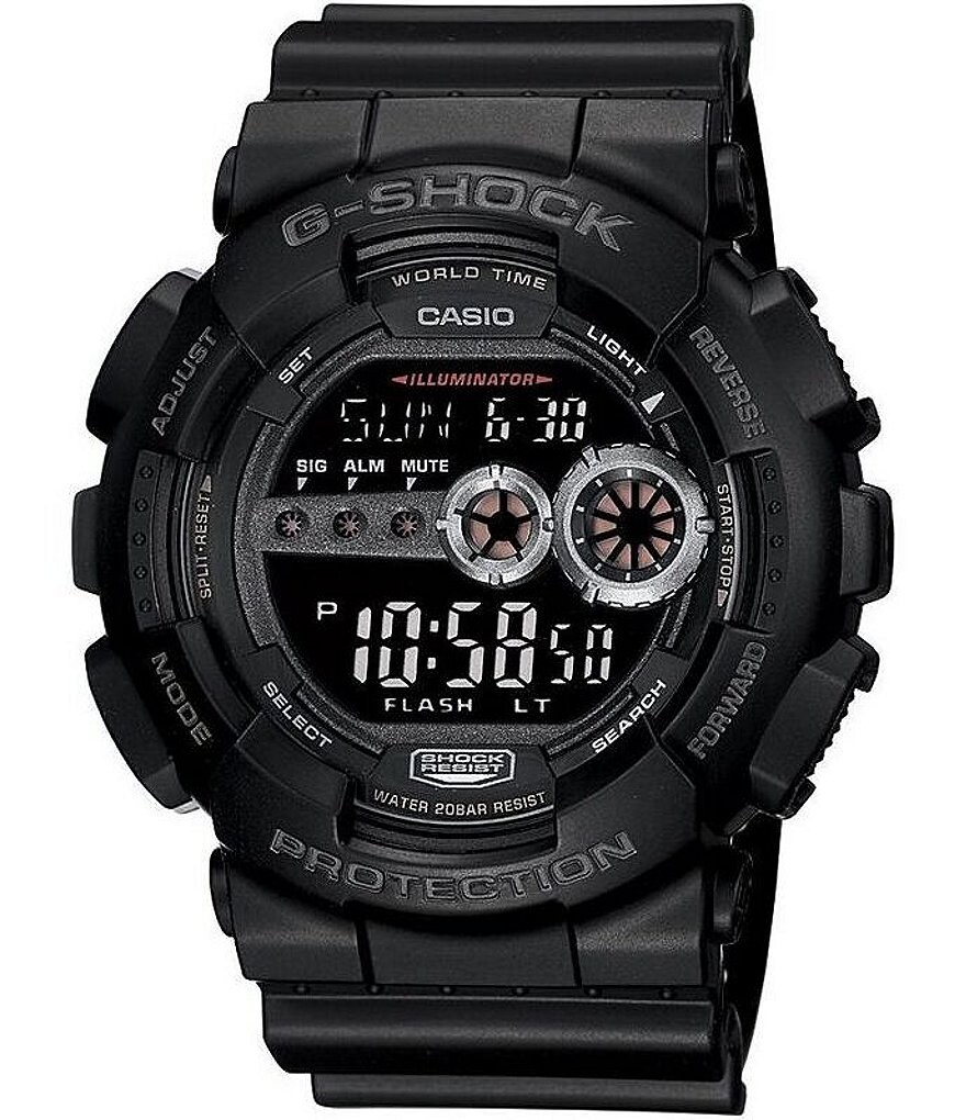 

Цифровые часы G-Shock Black XL со смолой, черный