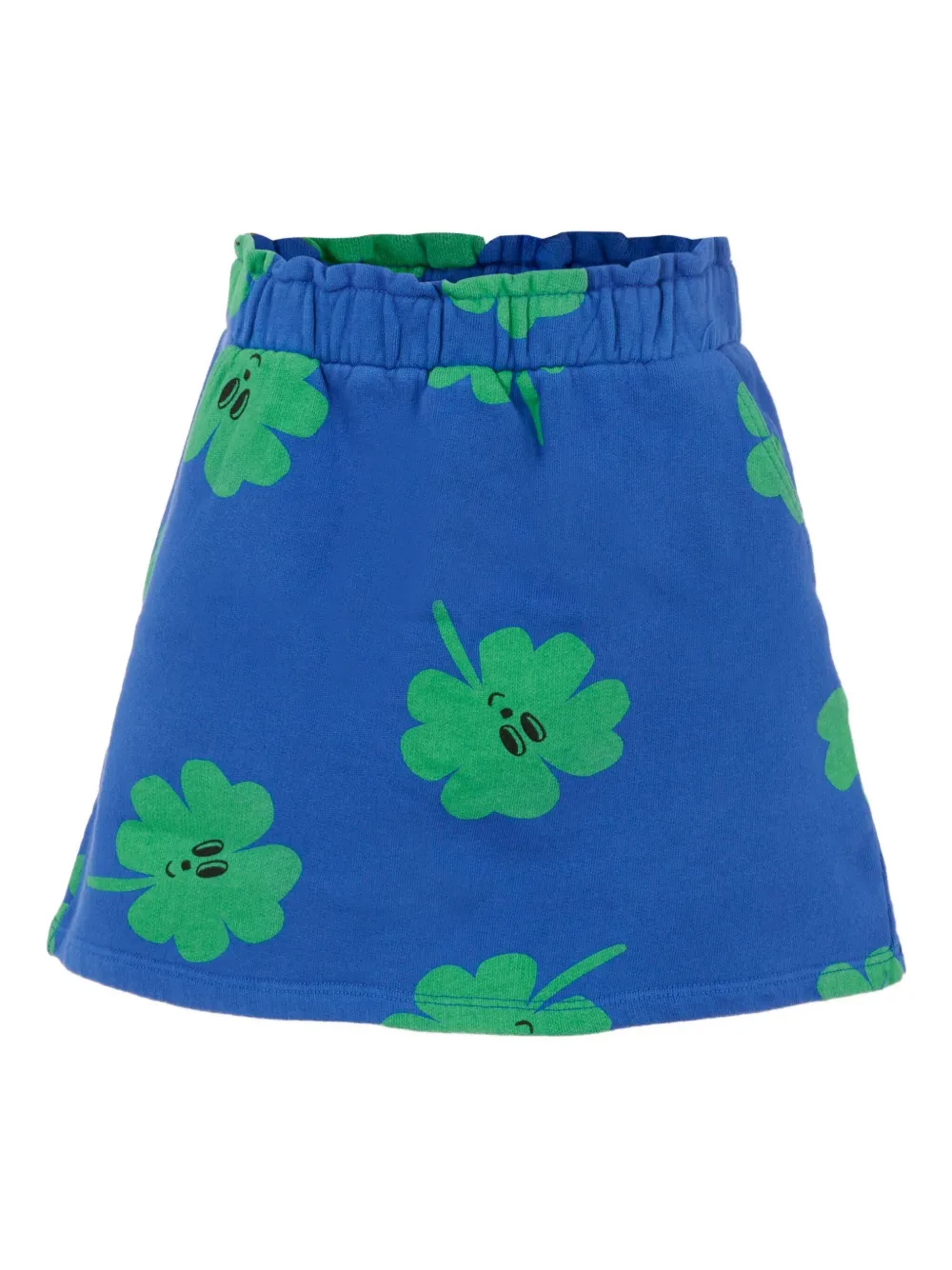

Юбка с эластичной талией и принтом клевера BOBO CHOSES, синий