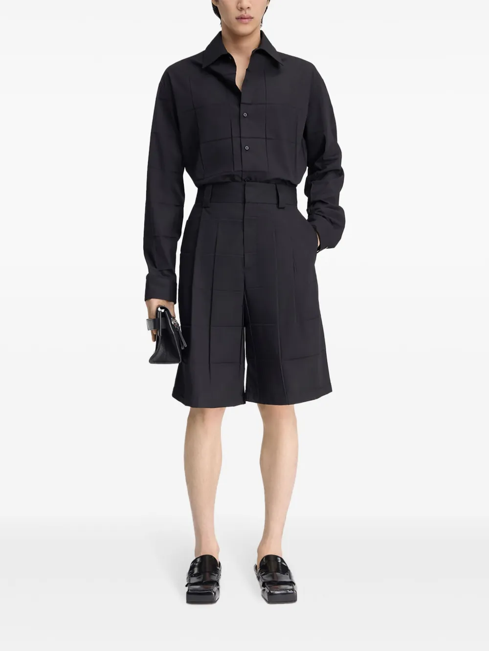 Шорты The Navega JACQUEMUS, черный — фото 2