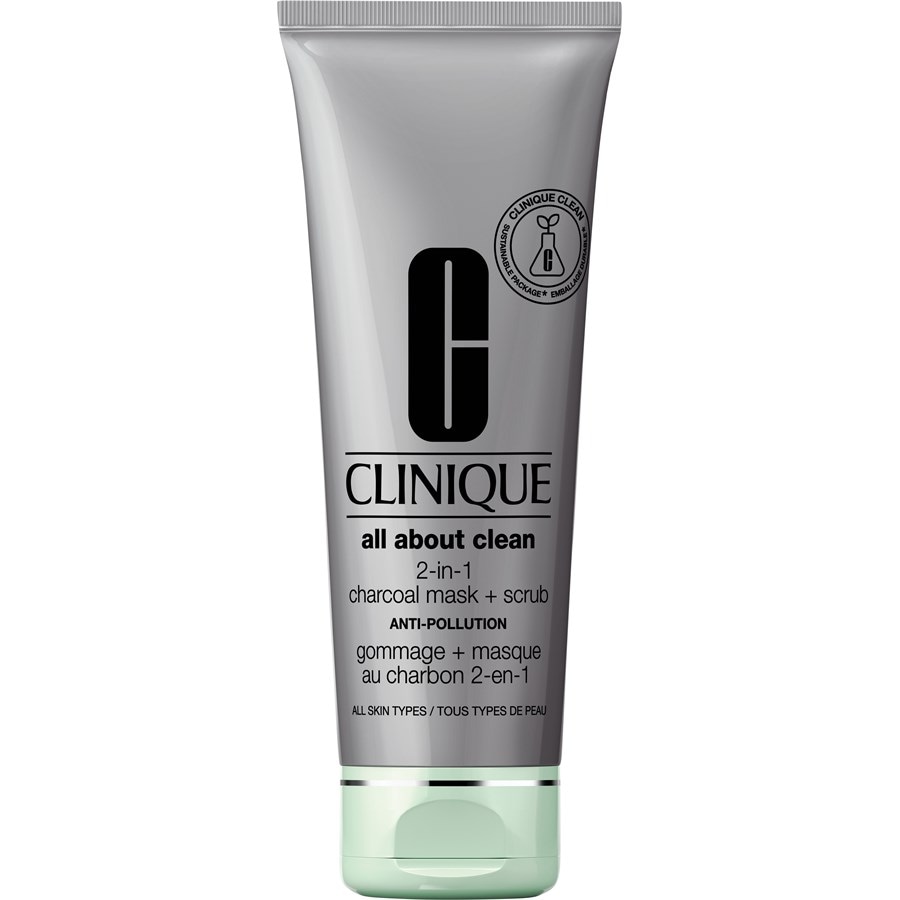 

Маска для лица Clinique 2-in-1 Charcoal Mask + Scrub, 100 ml
