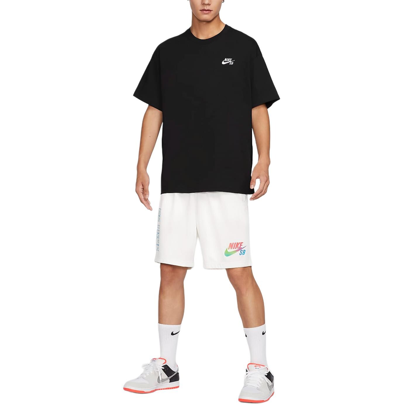 Футболка SB мужская черная Nike, черный — фото 2
