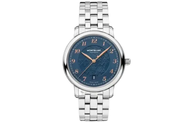 

MONTBLANC Часы Automatic Mechanical Movement Men's Watch Watch 39mm Blue Dial, Blue Dial