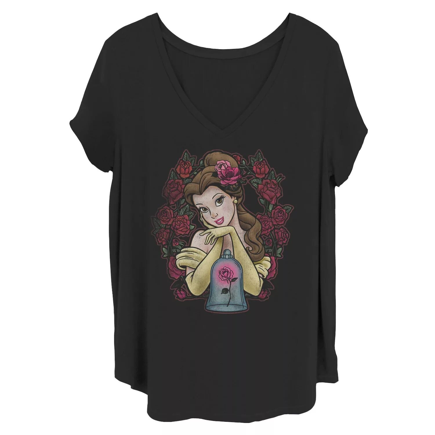 Футболка Juniors' Plus Disney Beauty & Beast Belle Licensed Character
