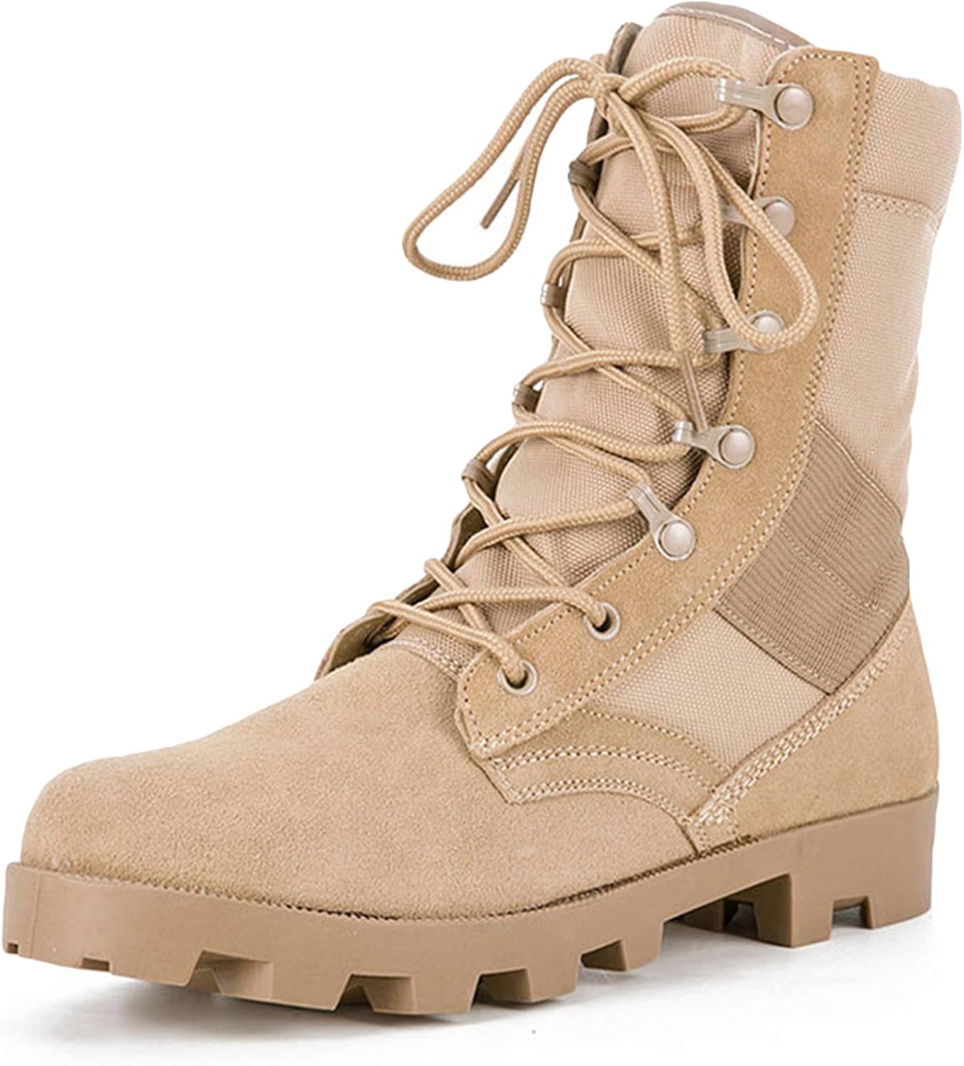 

Мужские тактические армейские ботинки QAXZESA для пустыни и боевых действий, походные ботинки с шнуровкой для работы, безопасности, мотоцикла и туризма, размер 42, 42 Desert