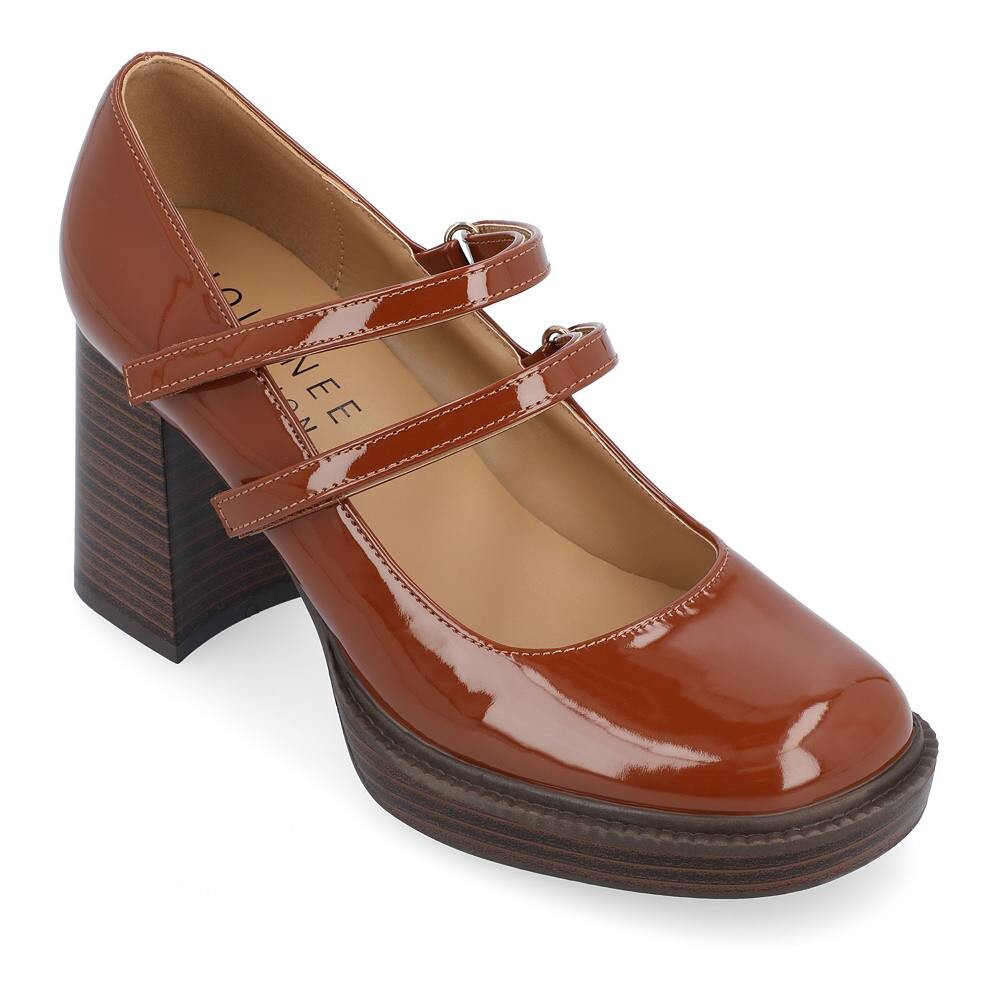 

Коллекция Journee Женские туфли Shasta Tru Comfort Foam Journee Collection, цвет Cognac