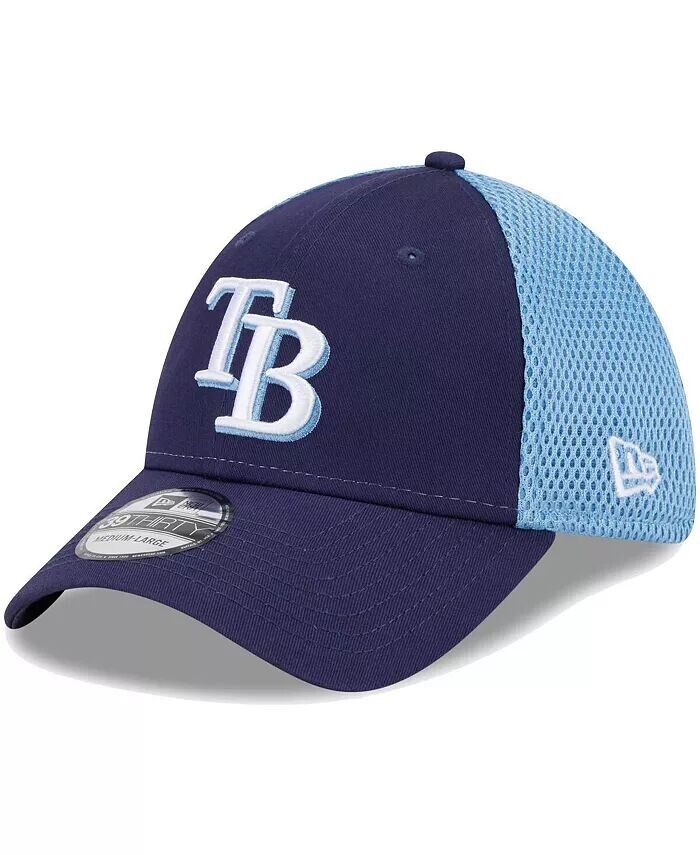 

Мужская темно-синяя шляпа Tampa Bay Rays Team Neo 39THIRTY Flex New Era, синий