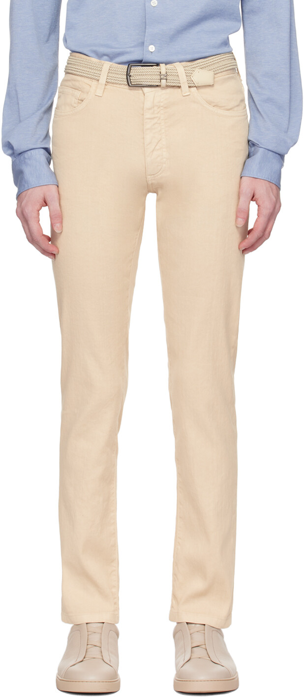 

Бежевые джинсы Roccia Zegna