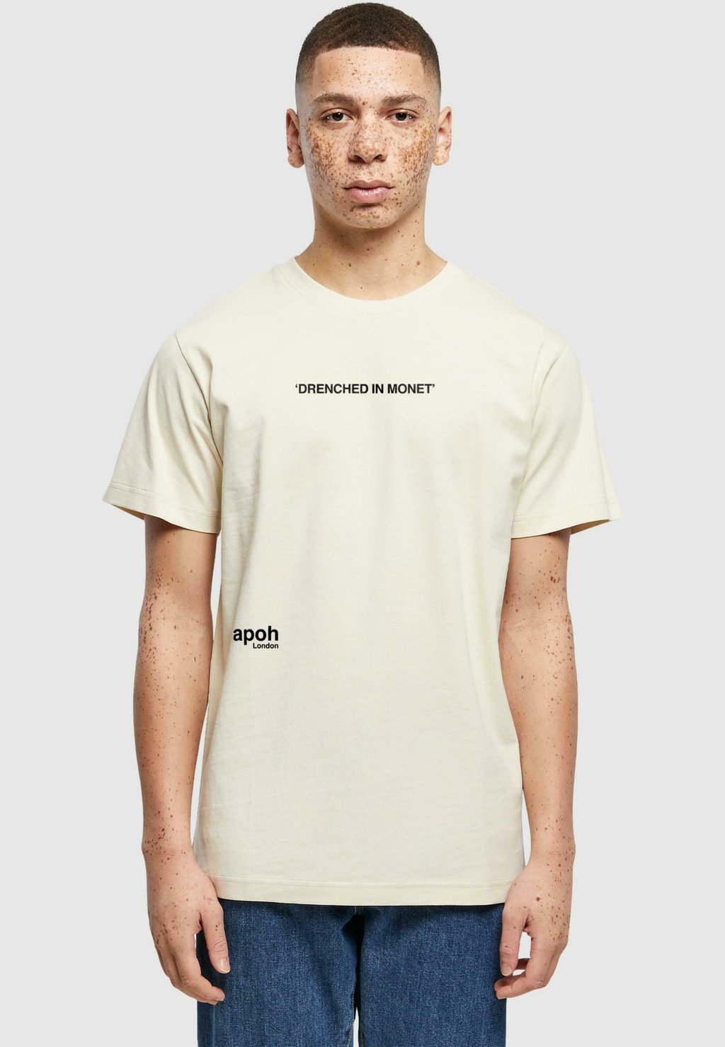 

Футболка с принтом APOH - DRENCHED IN MONET SLOGAN Merchcode, песочный