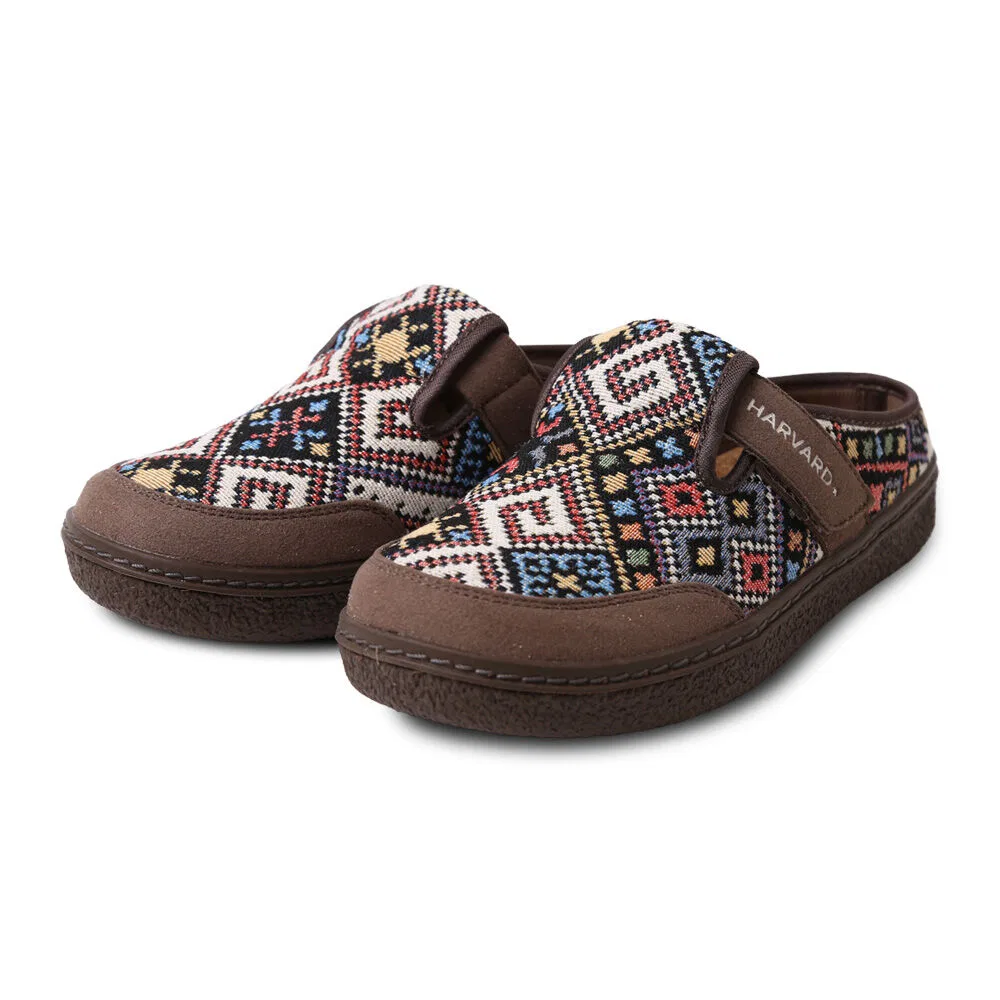 Мужские блоферы Harvard Shoes с квадратным носком и жаккардом от Colemanshoes