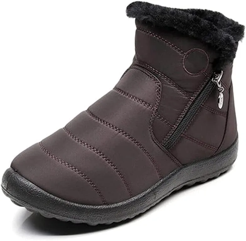 Зимние ботинки Boojoy Boojoy Waterproof Slip-on для улицы и снега (черные, 12) Sopaeduon, коричневый — фото 2