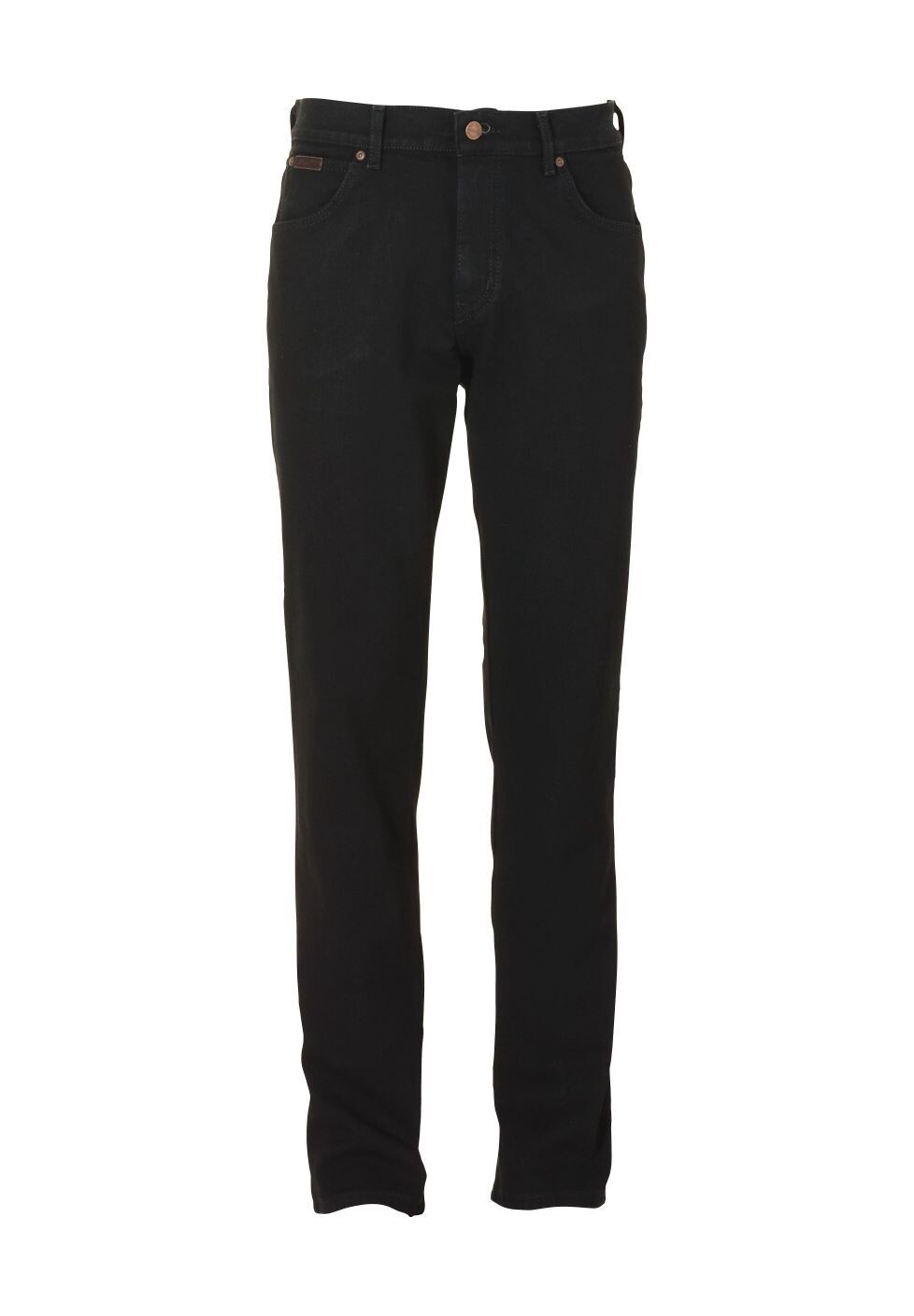

Джинсы Техас, прямые, хлопок стрейч, мужские Wrangler, цвет Black Overdyed