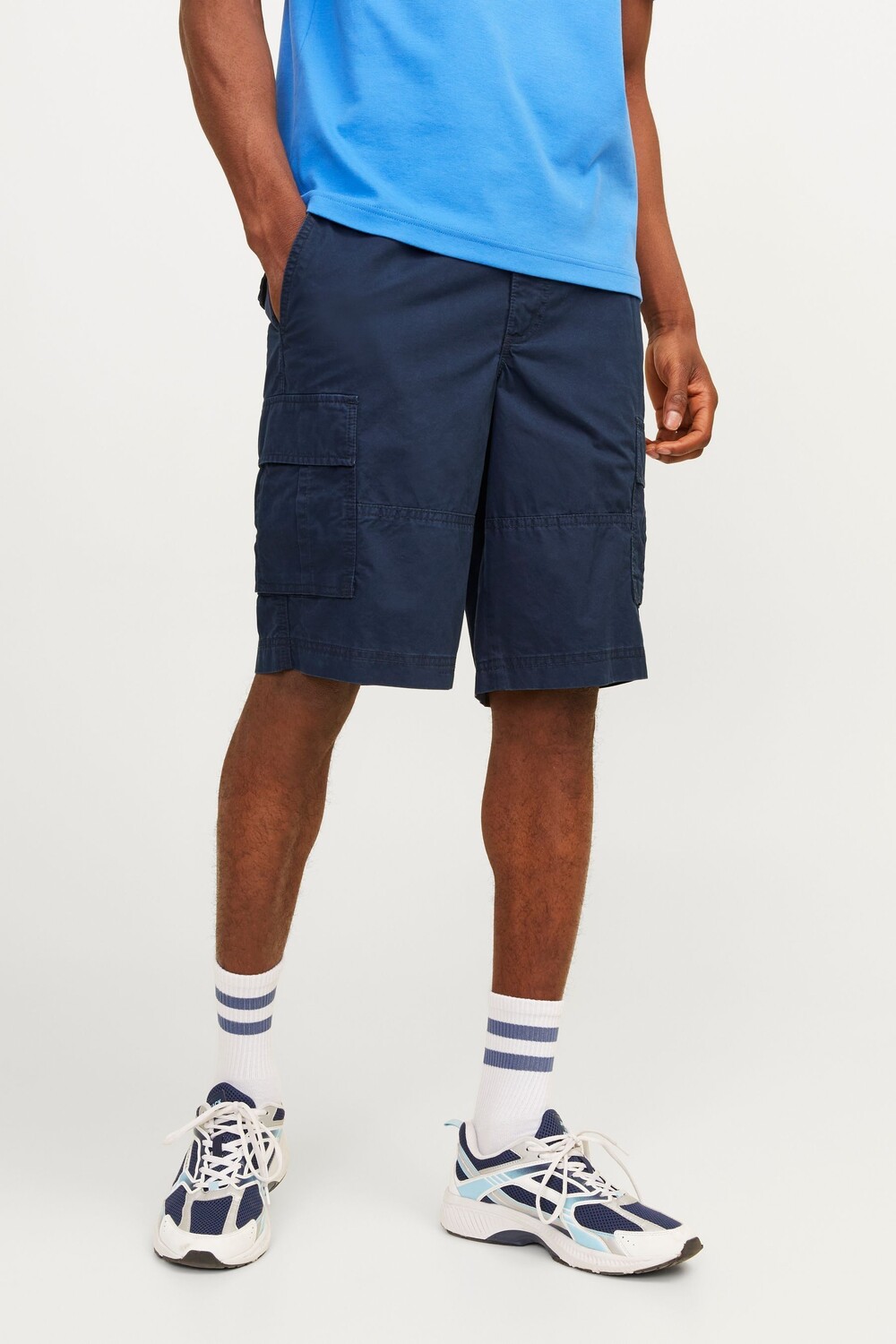 

Шорты карго в практичном стиле Jack & Jones, синий