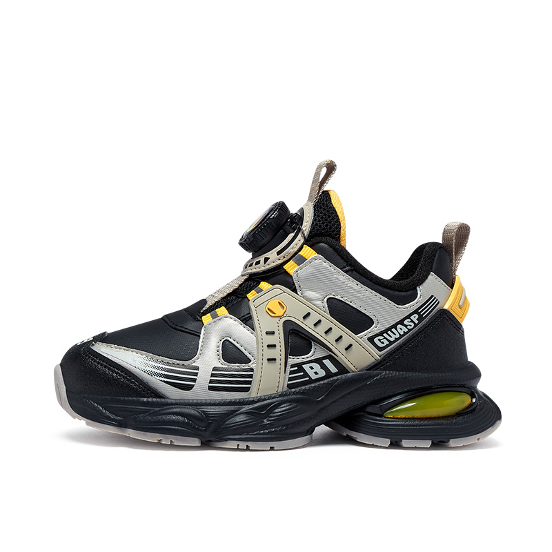 

Пик Лип Детские Беговые Кроссовки Kids' BIG WASP, черный оранжевый желтый