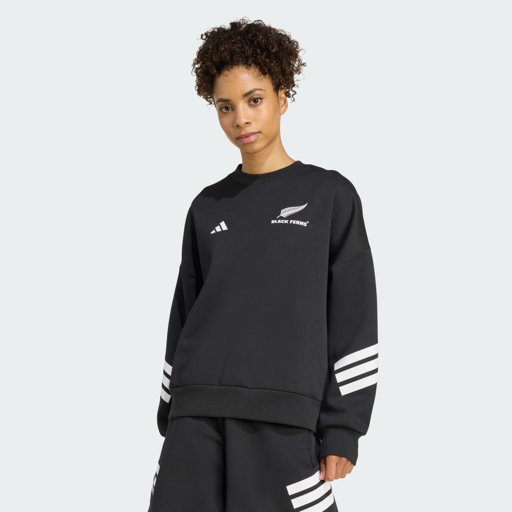 

Спортивная толстовка Adidas Black Ferns 3-Stripes Sweatshirt, цвет All Black