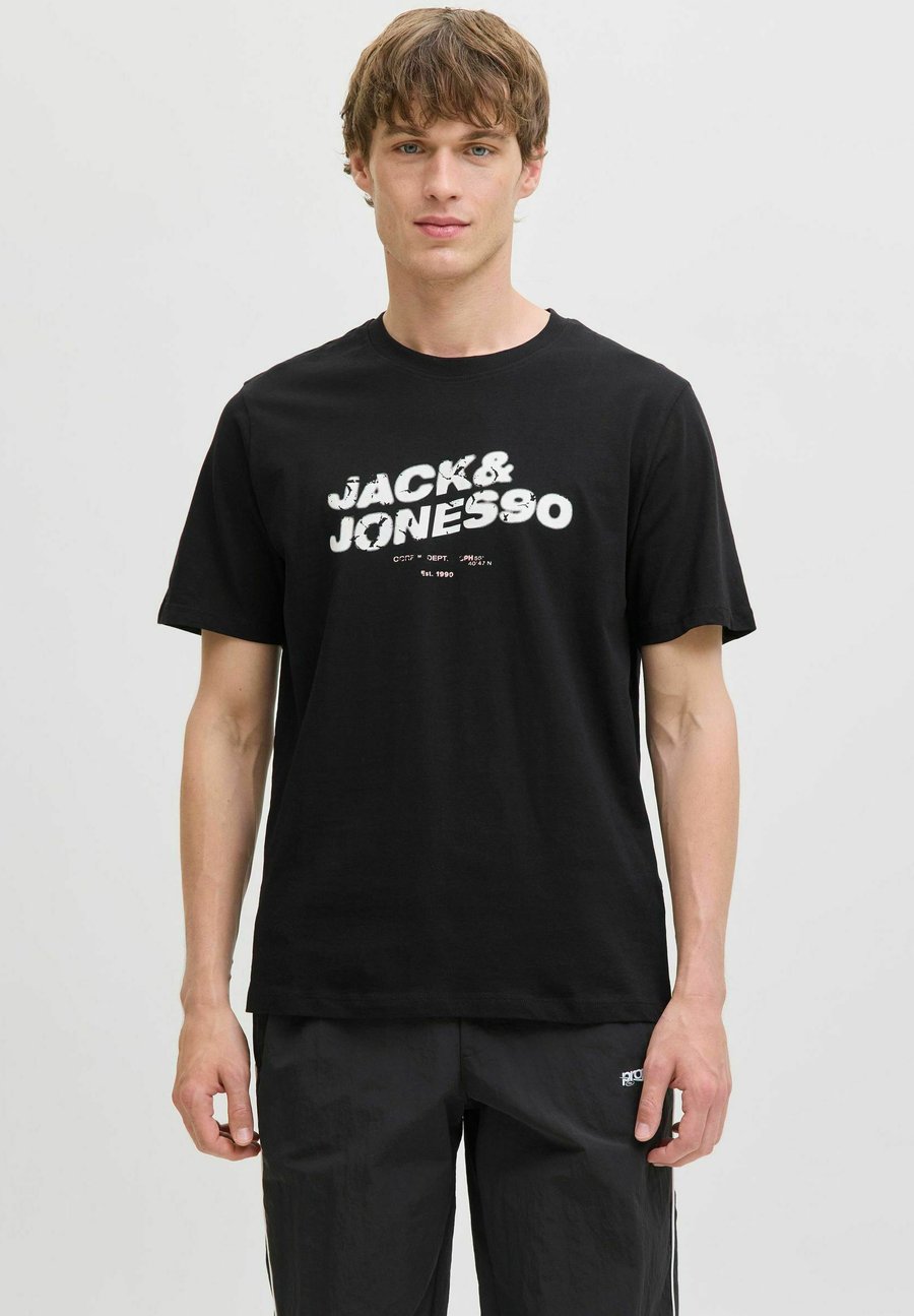 

Футболка Jack & Jones RUNDHALSAUSSCHNITT, Black, Черный, Футболка Jack & Jones RUNDHALSAUSSCHNITT, Black