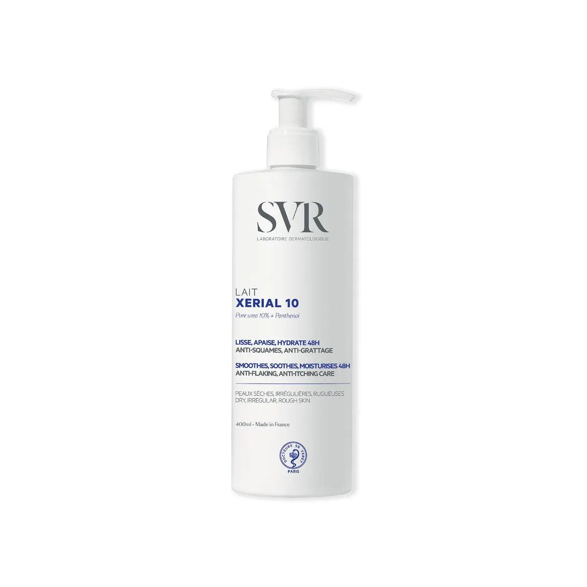 

SVR Xerial 10 Lait Corps 400 мл Молочко для тела для сухой и потрескавшейся кожи