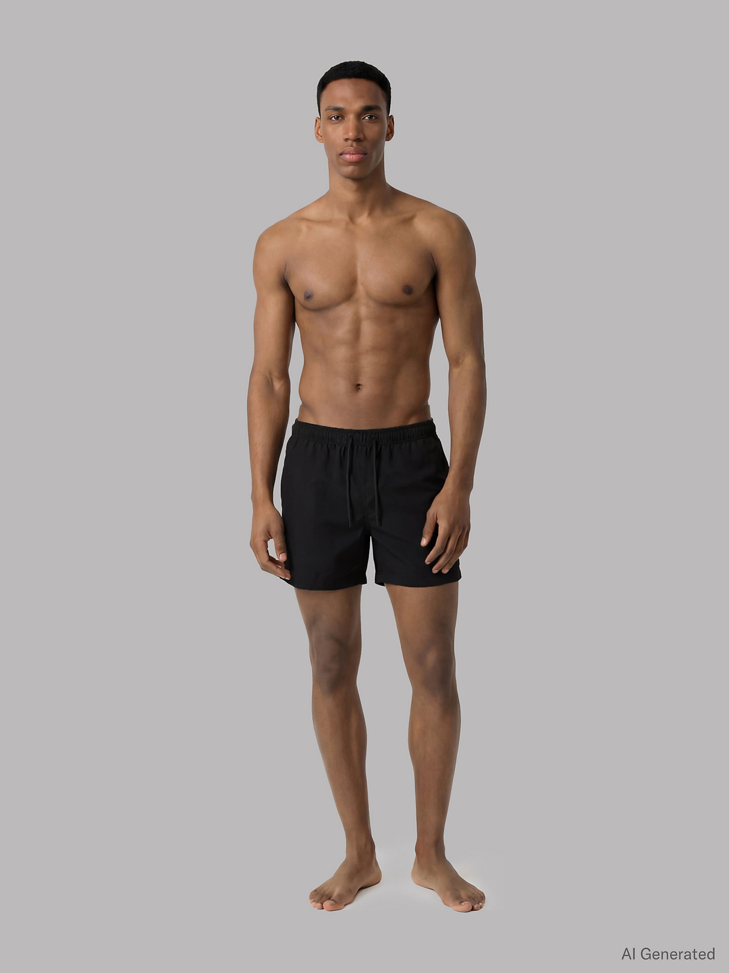 Calvin Klein Swimwear Шорты Board Shorts 'CK Essentials' в черном цвете — фото 2