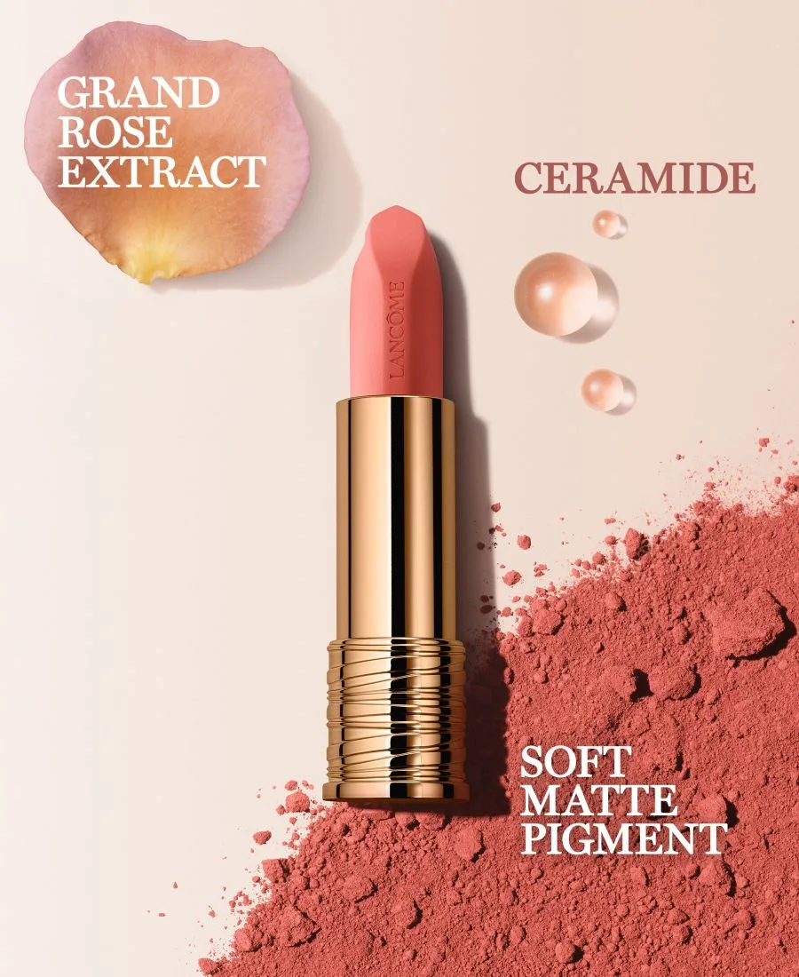 L'Absolu Rouge Intimatte Lancôme, 440 Got Me Blushing — фото 4