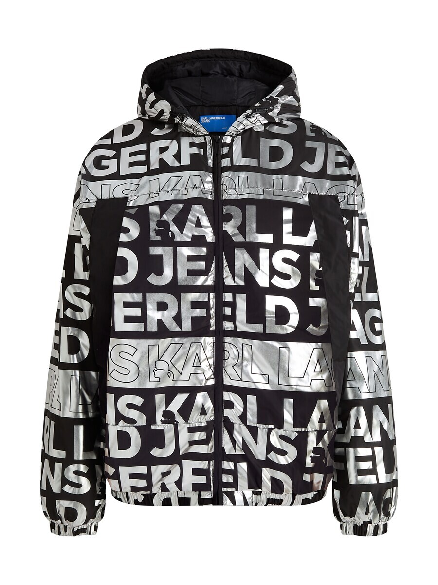 

Всесезонная куртка KARL LAGERFELD JEANS Between-Season Jacket, цвет black/silver, Черный, Всесезонная куртка KARL LAGERFELD JEANS Between-Season Jacket, цвет black/silver