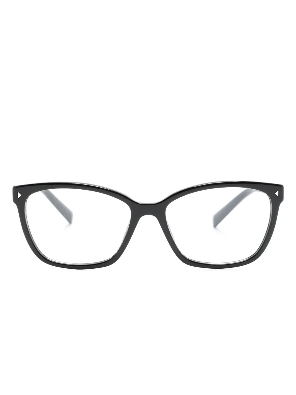 

Очки в квадратной оправе с логотипом Prada Eyewear, черный