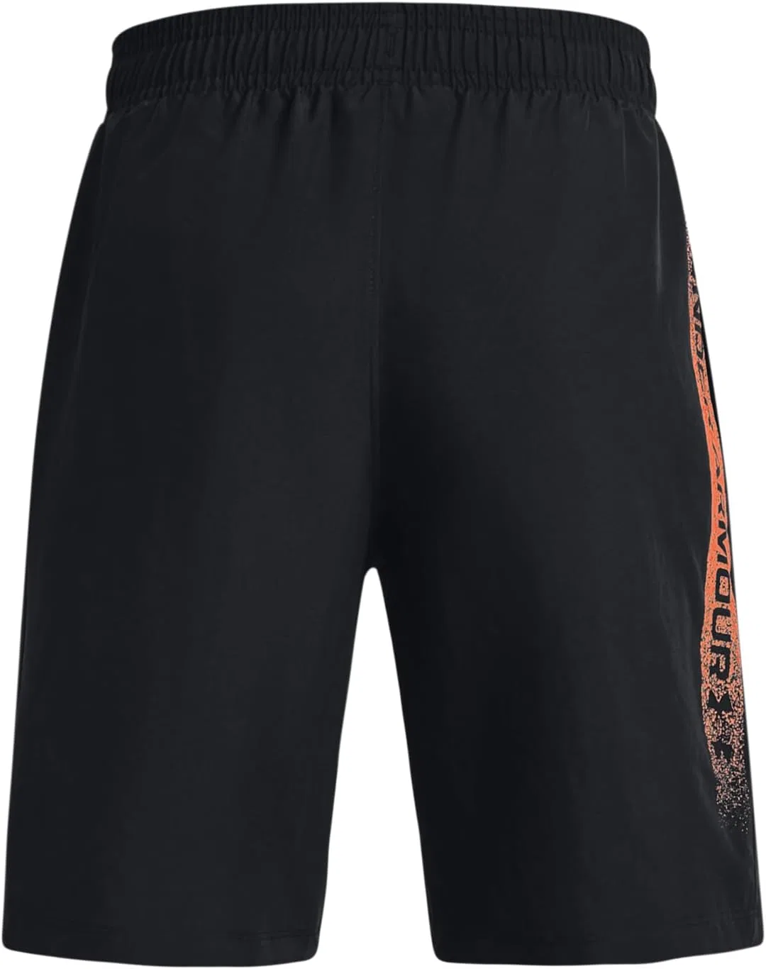 Детские шорты Under Armour с графическим принтом, Black-Orange Blast — фото 2