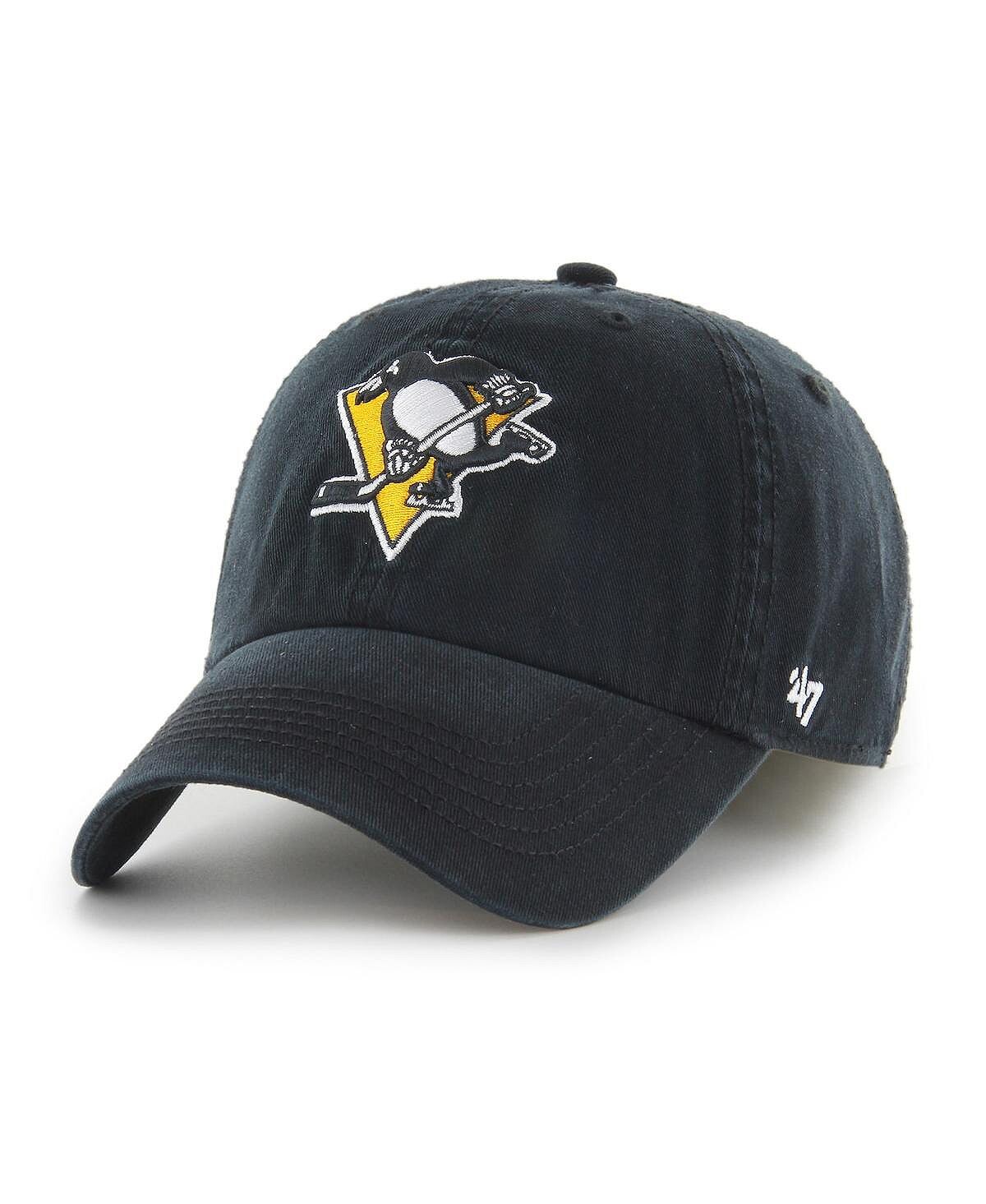 

Мужская черная кепка Pittsburgh Penguins Classic Franchise Flex Hat '47 Brand
