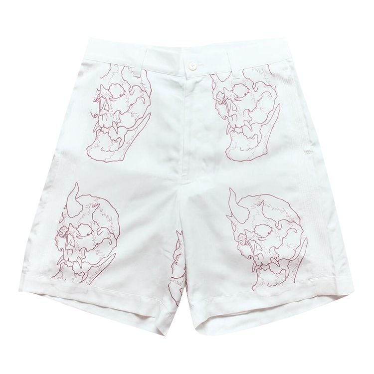 

Шорты Wacko Maria x 56 Tattoo Studio Cuba Shorts 'White', белый