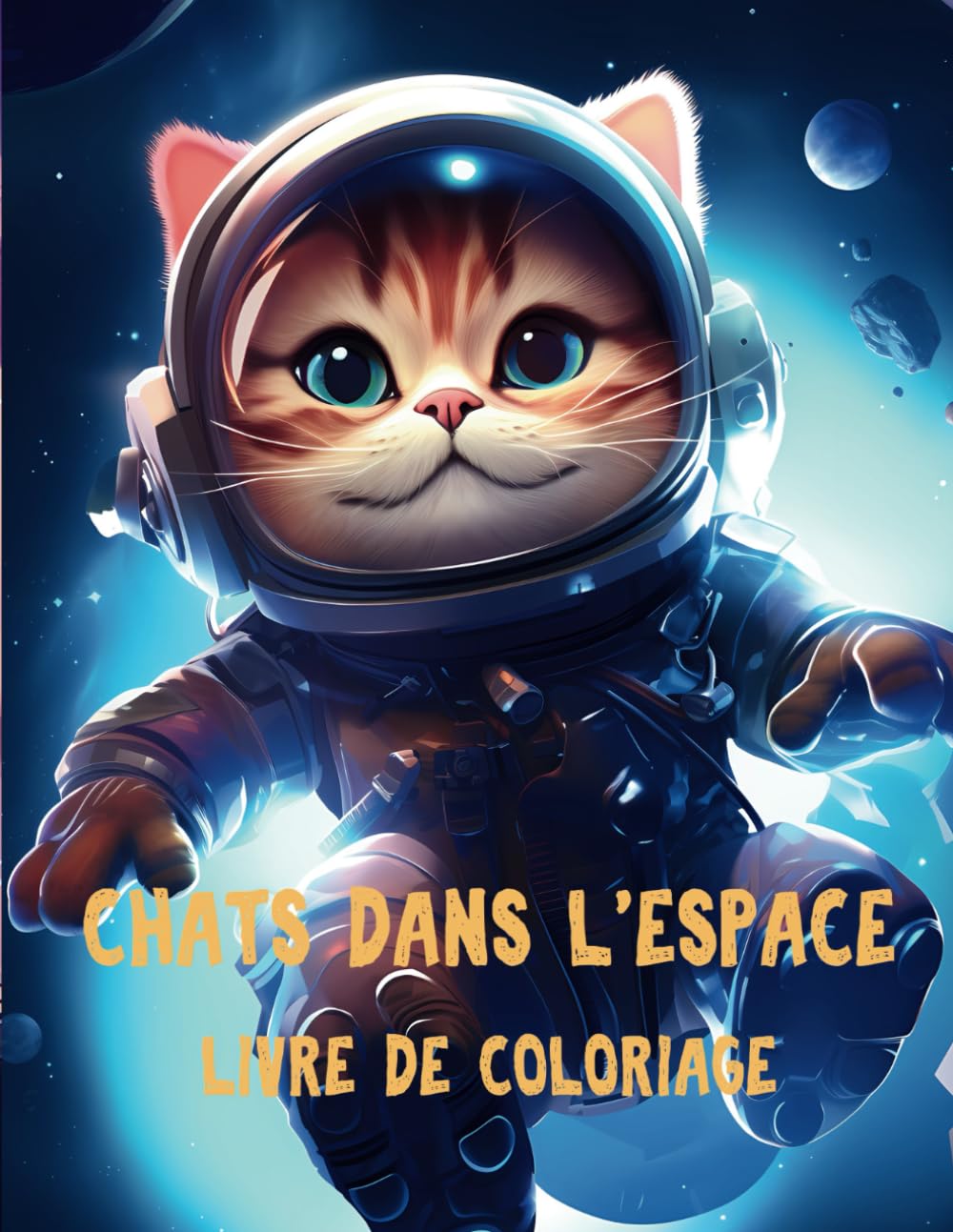 

Chats Dans L'espace Livre de Coloriage: Explorez les Planètes et les Étoiles avec ces pages Mignonnes et Relaxantes (French Edition) (Independently published)