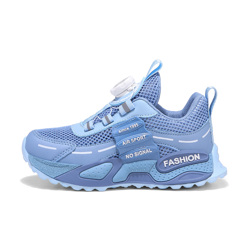 

Кроссовки Slip Resistant Anti Kick Rebound Quick Dry Support Moisture Wicking Low top Kids Lifestyle Shoes Kids' Peter pan, синий