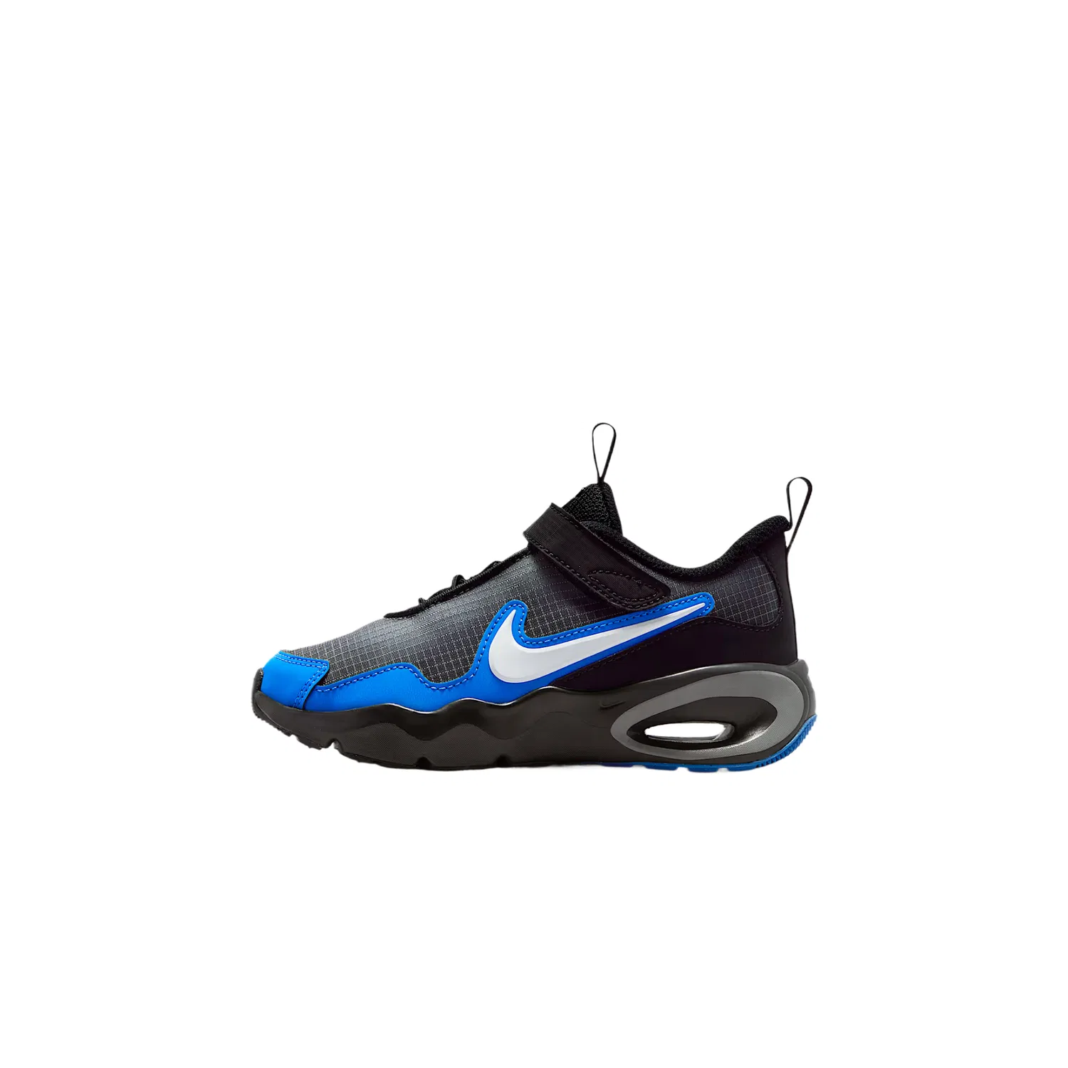 Детские кроссовки из искусственной кожи дышащие низкие Nike, Smoke Gray/Black/Blue Crystal/White