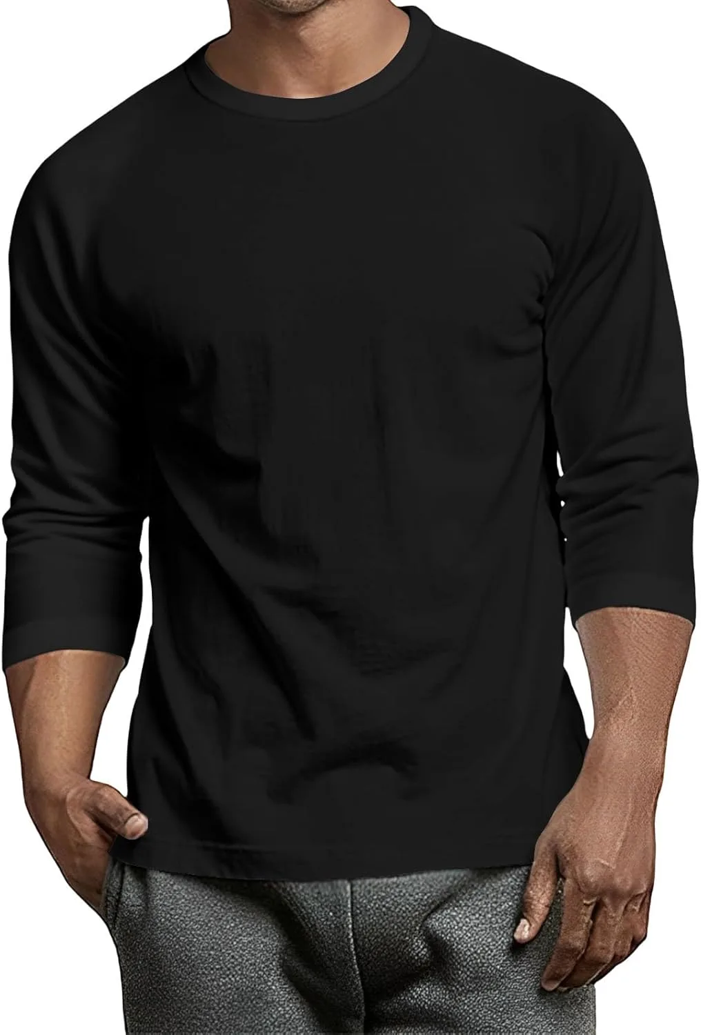 

WENKOMG1 мужская футболка с принтом, 3/4 рукава, S-3XL