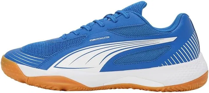 Кроссовки для игры в помещении PUMA Solarflash III для мужчин и женщин, Team Royal-White — фото 2
