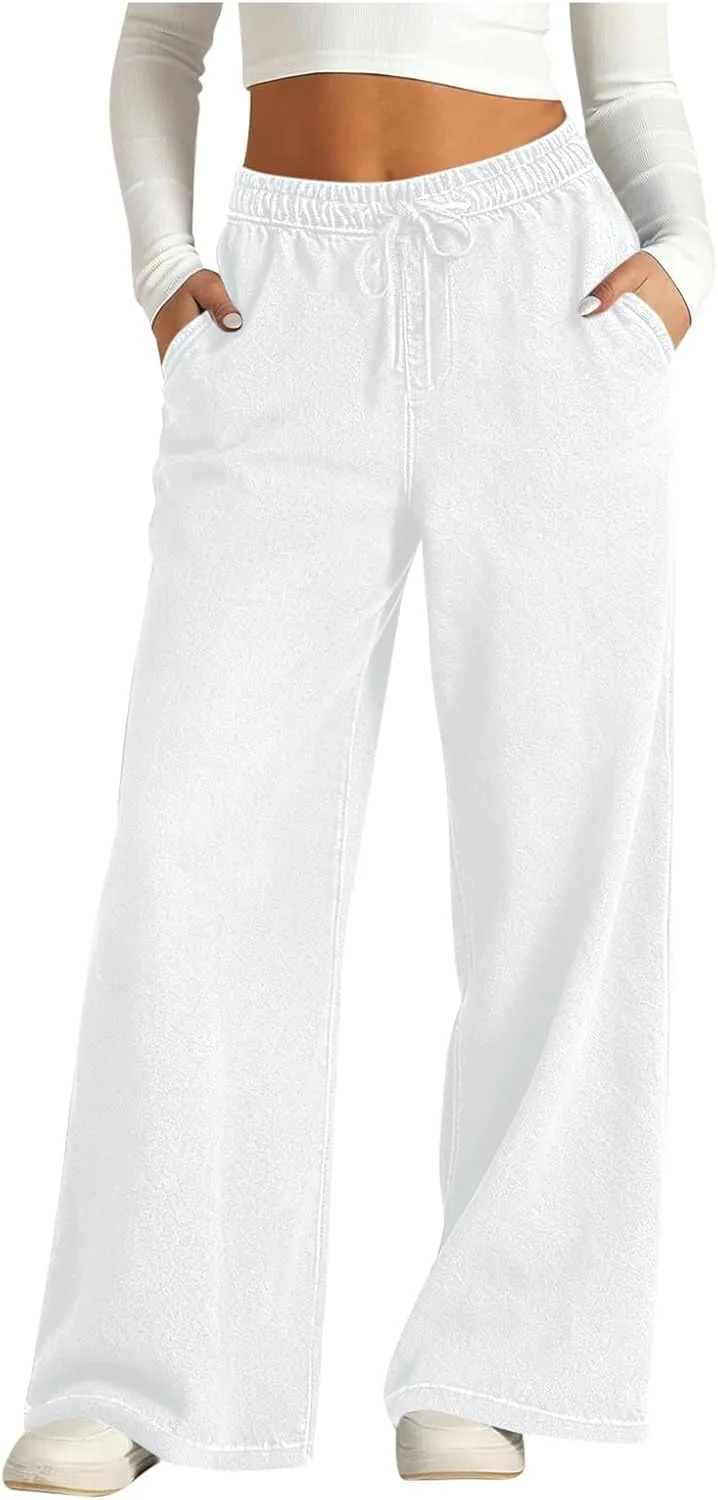 

Женские джинсы Wide Leg с высокой эластичной талией и карманами