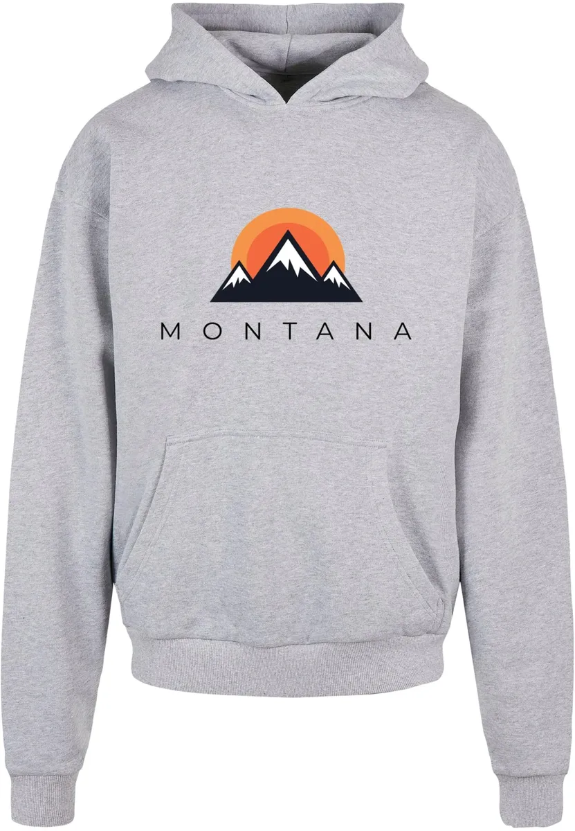 

Толстовка с капюшоном Merchcode " Merchcode Men's Montana Ultra Heavy Hoody", серый