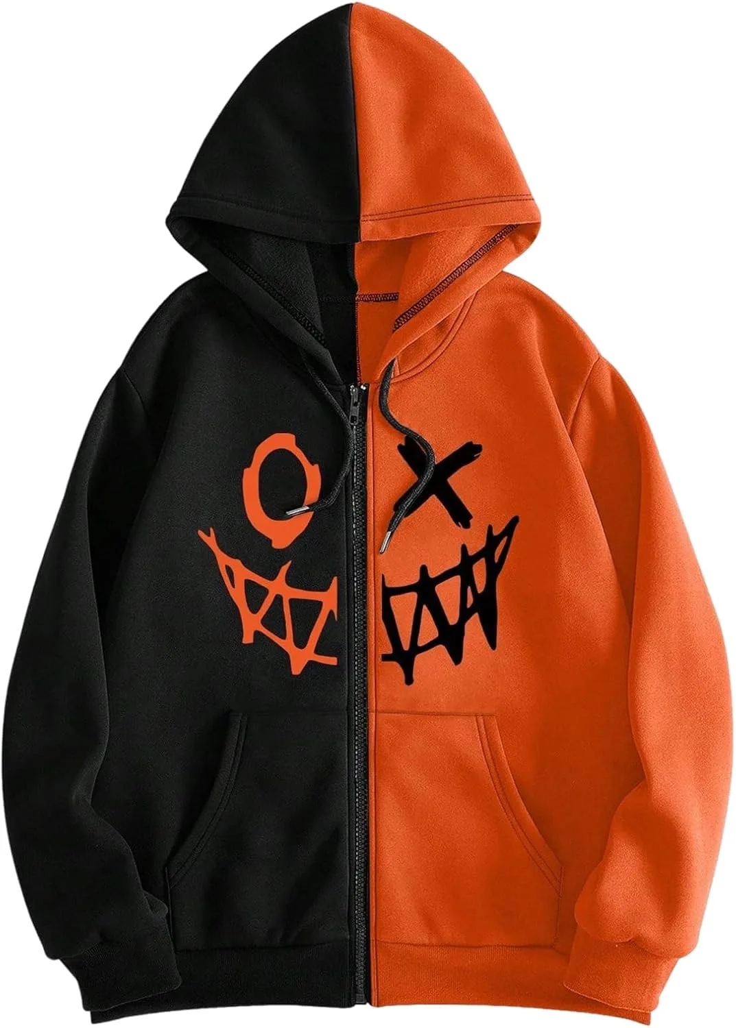 

Мужская худи с принтом на молнии RoseSeek