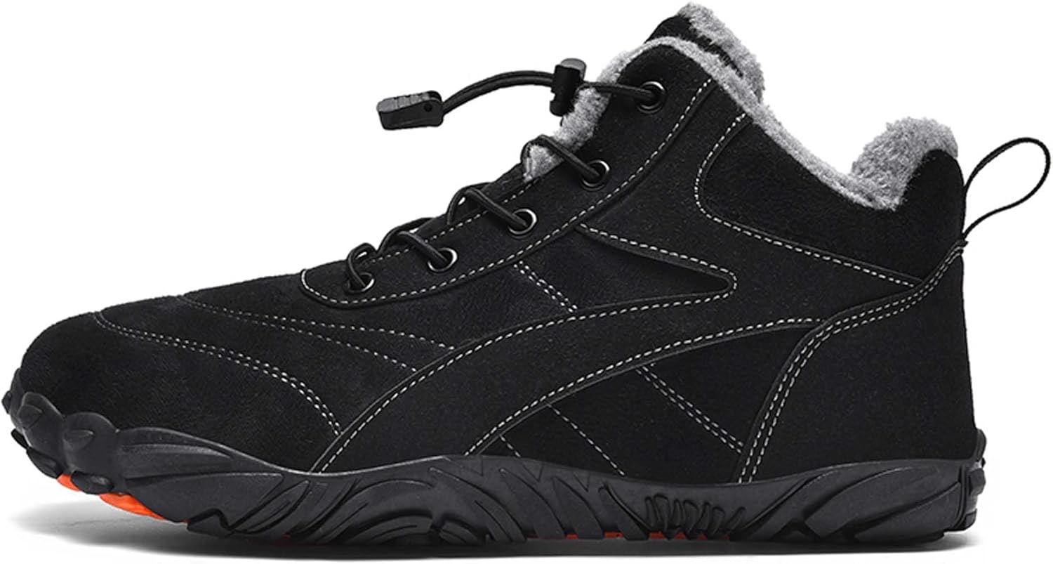 

Модные теплые хлопковые туфли с меховой подкладкой для осени и зимы, удобная обувь для прогулок Generic, черный