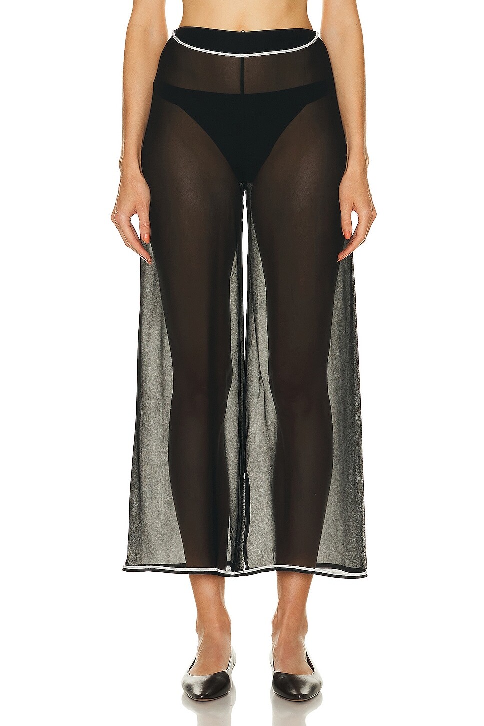 

Брюки Bode Sheer Juana Trouser, черный