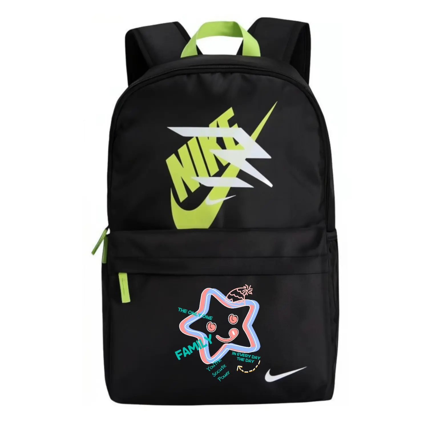 

Nike Полиэстеровый рюкзак унисекс с цветочным принтом, Five-Pointed Star