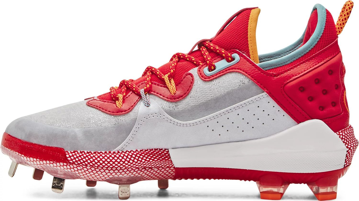 

Under Armour мужские бейсбольные бутсы UA Harper 8 Low ST - высокая энергоотдача и максимальное сцепление, White/Red - 105