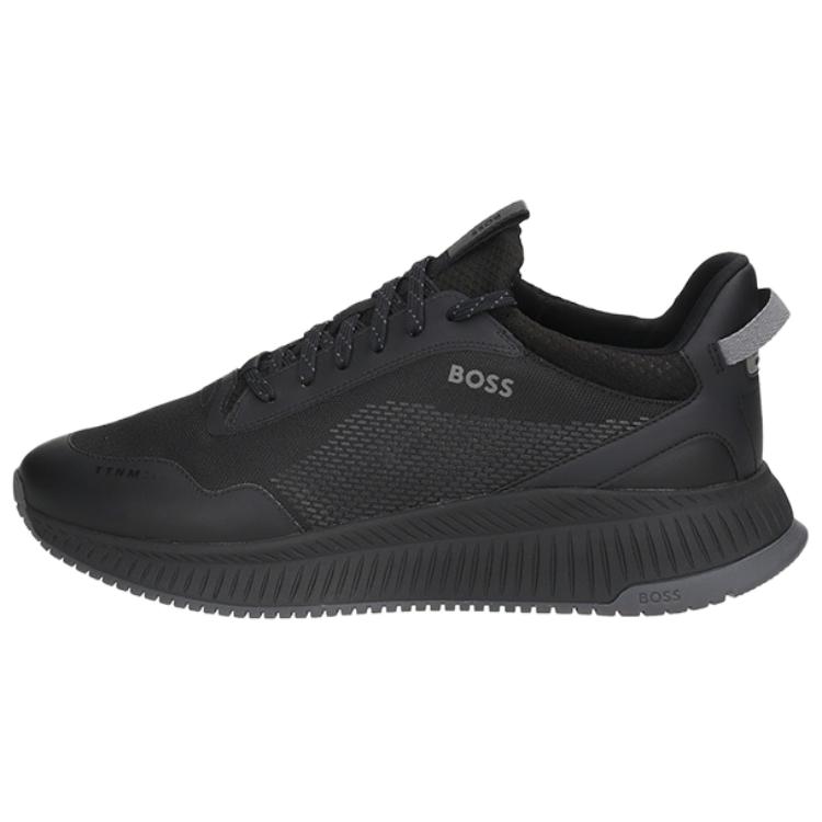 

Мужские повседневные туфли Ttnm Slon Melth Low top, черные HUGO BOSS