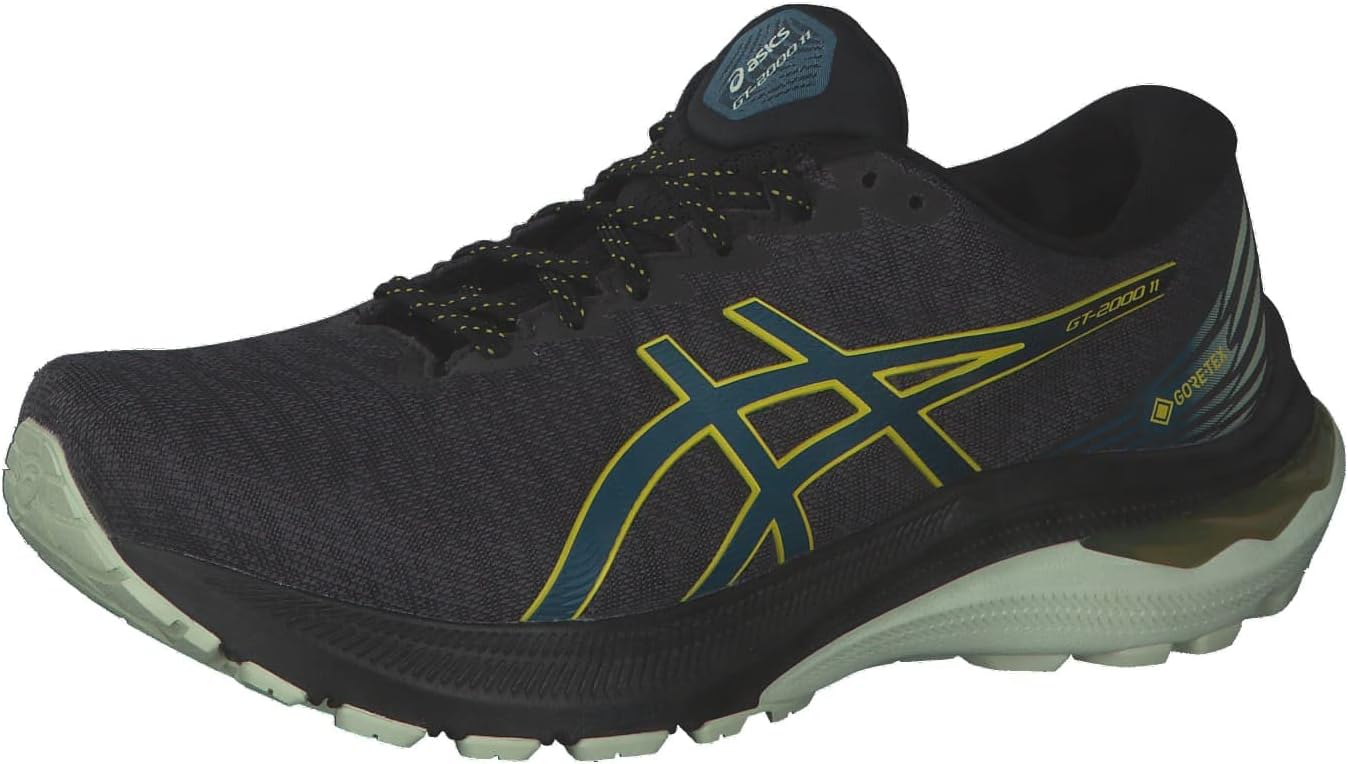 

Беговые кроссовки ASICS для мужчин, черный/бирюзовый