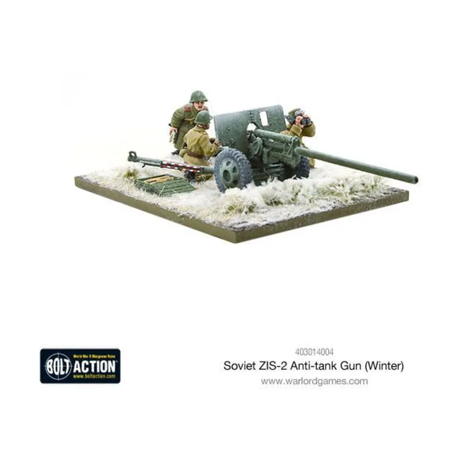 

Советская противотанковая пушка ЗИС-2 (зима), Bolt Action - Soviet (28mm)