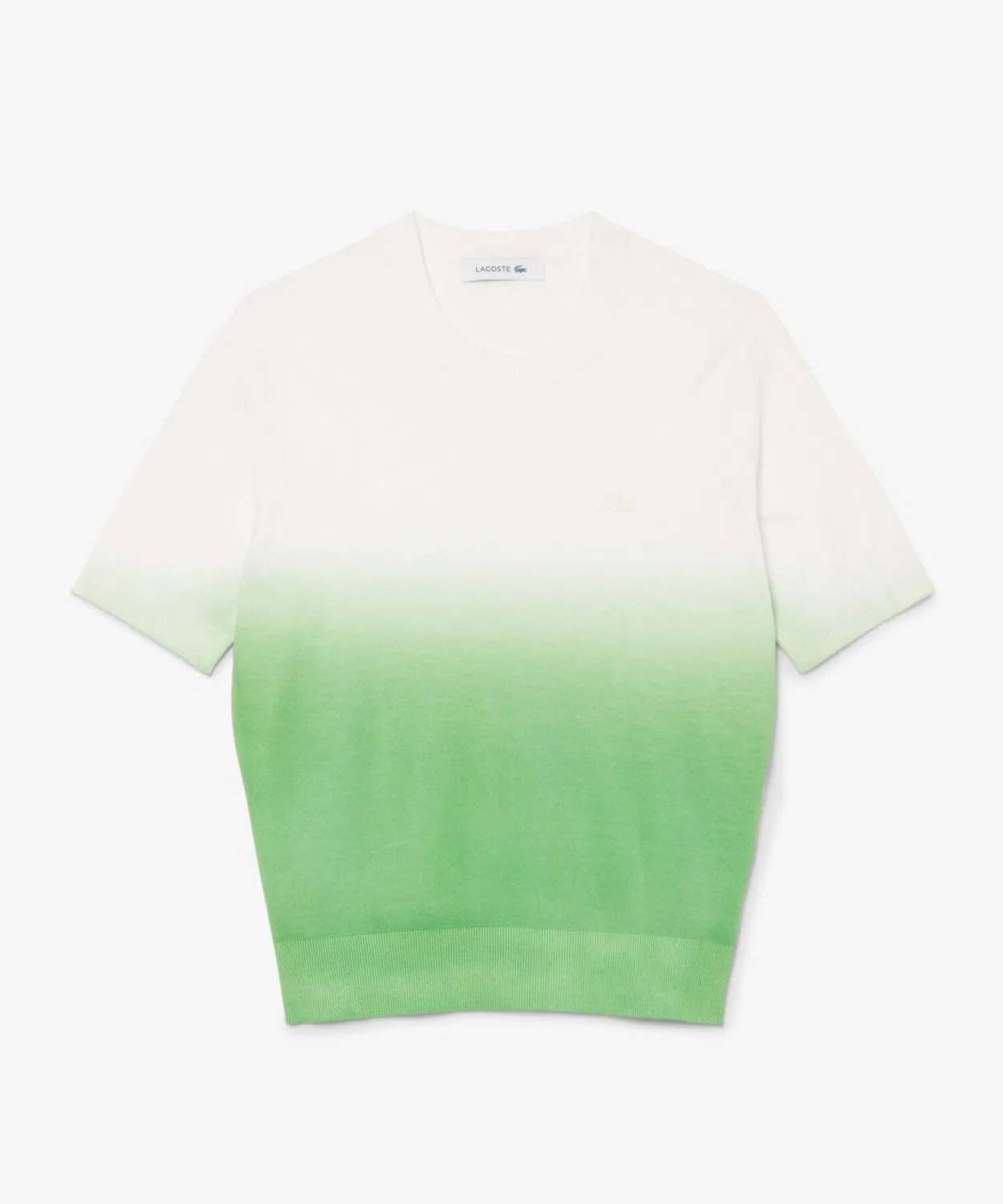 Футболка-поло Lacoste с градиентным переходом, коричневая — фото 4