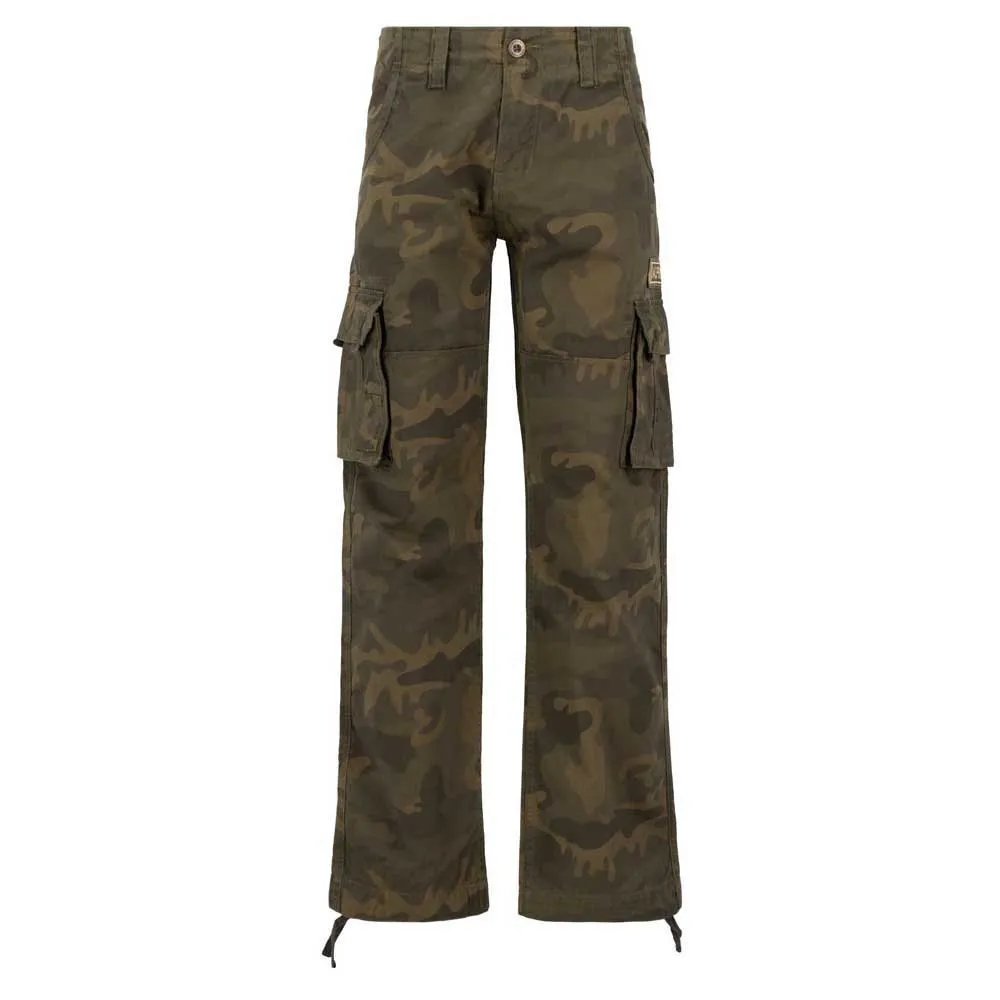 

Брюки Alpha Industries Jet Camo, зеленый